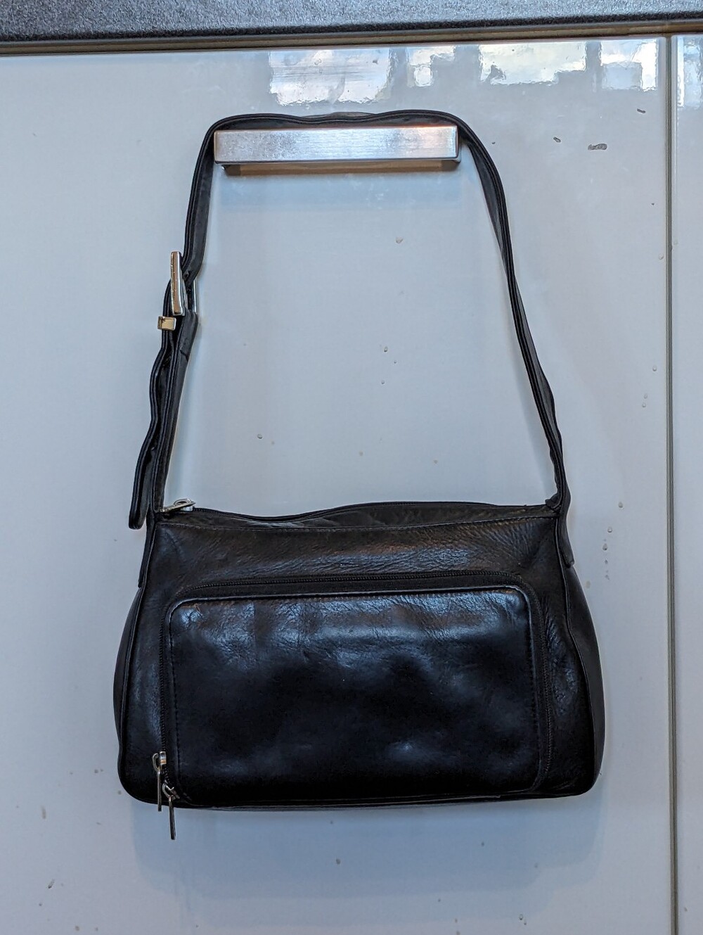 Danier Vintage Leather Y2K Mini Butter Soft Chic Shoulder Bag Black 🖤